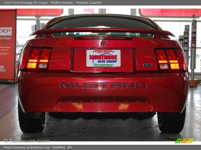 Redfire Metallic / Medium Graphite 2004 Ford Mustang V6 Coupe