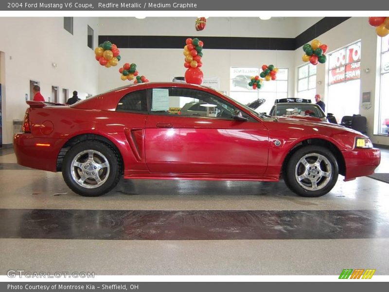 Redfire Metallic / Medium Graphite 2004 Ford Mustang V6 Coupe