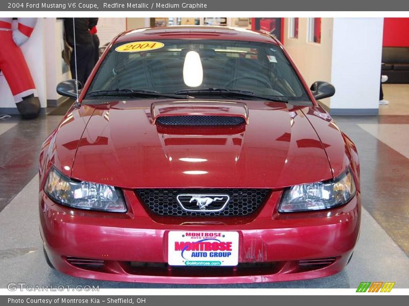 Redfire Metallic / Medium Graphite 2004 Ford Mustang V6 Coupe
