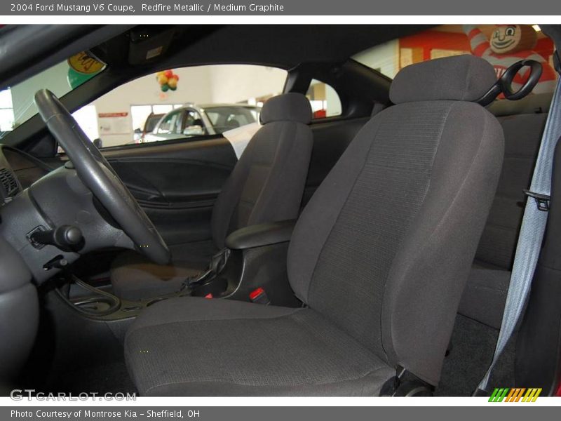 Redfire Metallic / Medium Graphite 2004 Ford Mustang V6 Coupe