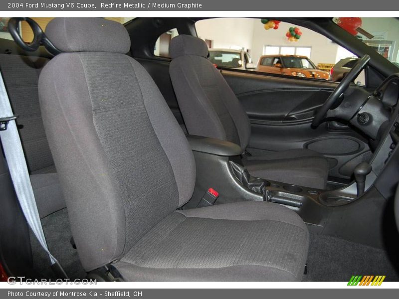 Redfire Metallic / Medium Graphite 2004 Ford Mustang V6 Coupe