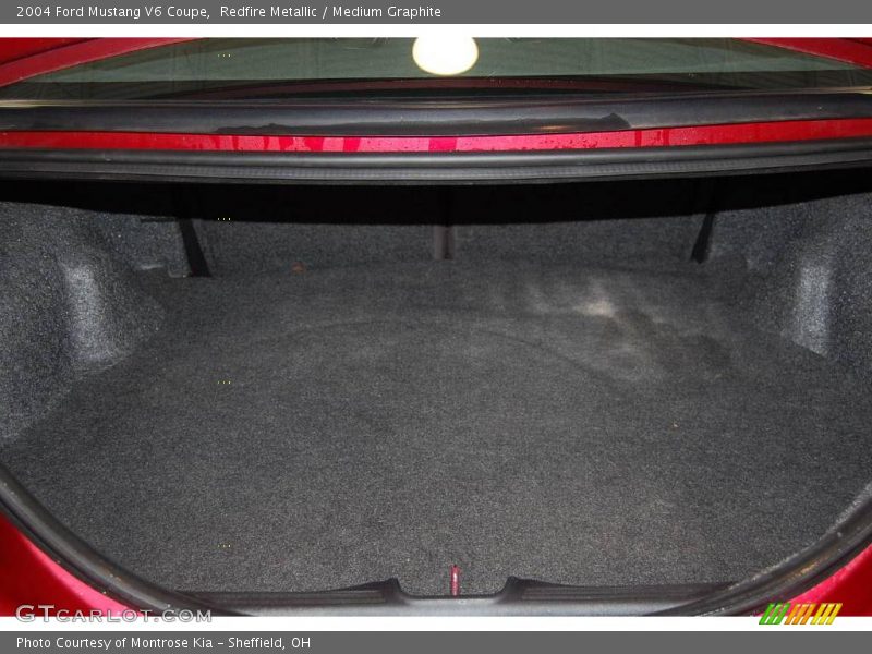 Redfire Metallic / Medium Graphite 2004 Ford Mustang V6 Coupe