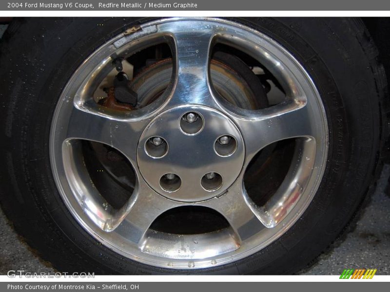 Redfire Metallic / Medium Graphite 2004 Ford Mustang V6 Coupe