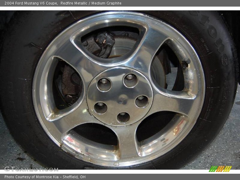 Redfire Metallic / Medium Graphite 2004 Ford Mustang V6 Coupe
