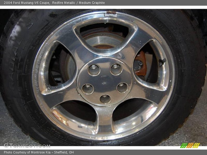Redfire Metallic / Medium Graphite 2004 Ford Mustang V6 Coupe