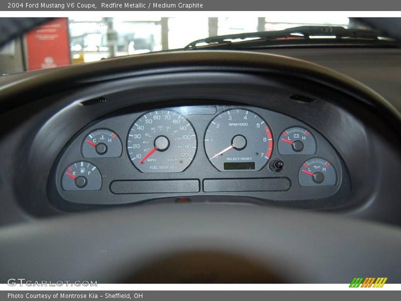 Redfire Metallic / Medium Graphite 2004 Ford Mustang V6 Coupe