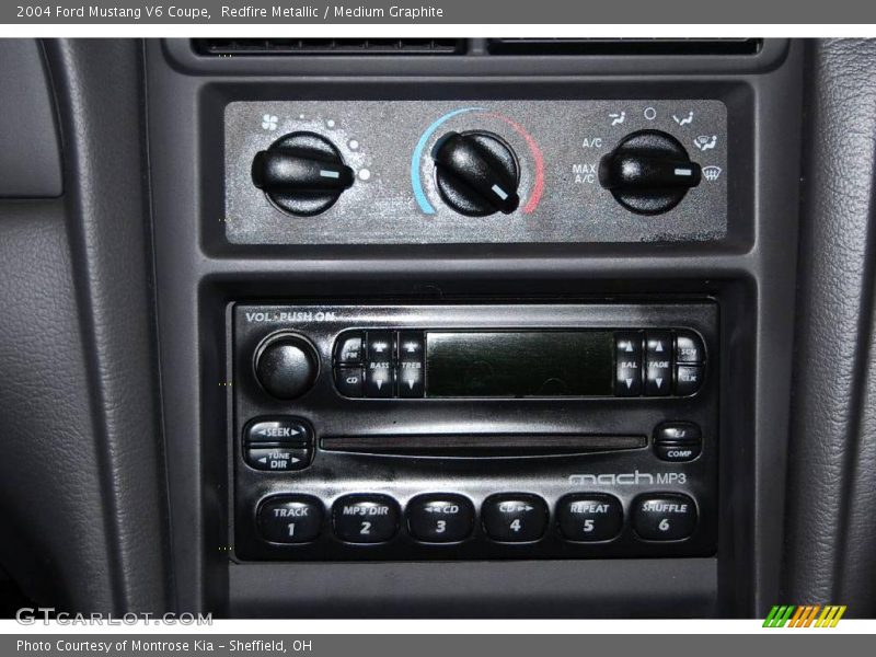 Redfire Metallic / Medium Graphite 2004 Ford Mustang V6 Coupe