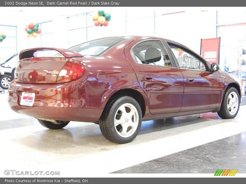 Dark Garnet Red Pearl / Dark Slate Gray 2002 Dodge Neon SE