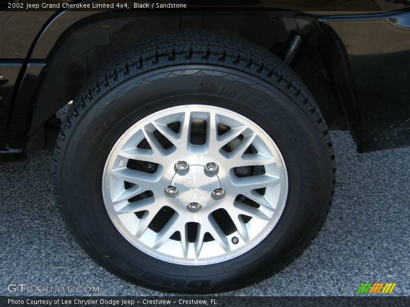 Black / Sandstone 2002 Jeep Grand Cherokee Limited 4x4