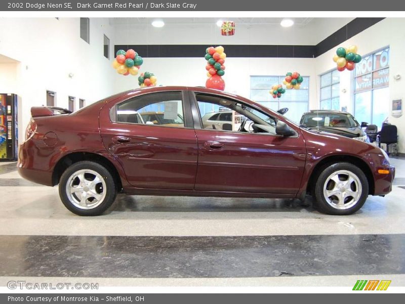 Dark Garnet Red Pearl / Dark Slate Gray 2002 Dodge Neon SE