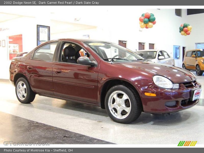 Dark Garnet Red Pearl / Dark Slate Gray 2002 Dodge Neon SE