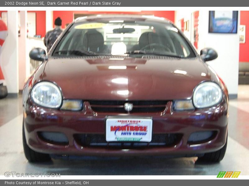 Dark Garnet Red Pearl / Dark Slate Gray 2002 Dodge Neon SE