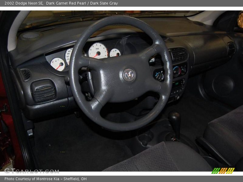 Dark Garnet Red Pearl / Dark Slate Gray 2002 Dodge Neon SE