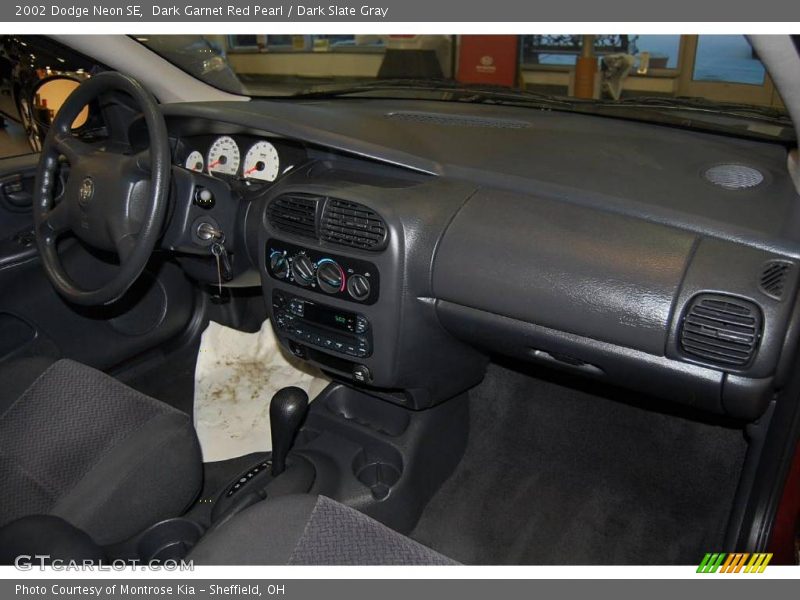 Dark Garnet Red Pearl / Dark Slate Gray 2002 Dodge Neon SE