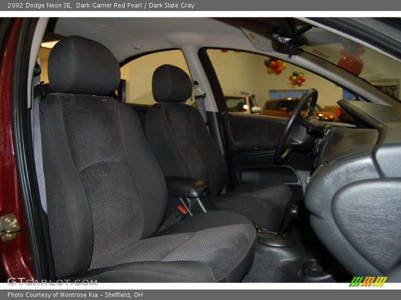 Dark Garnet Red Pearl / Dark Slate Gray 2002 Dodge Neon SE