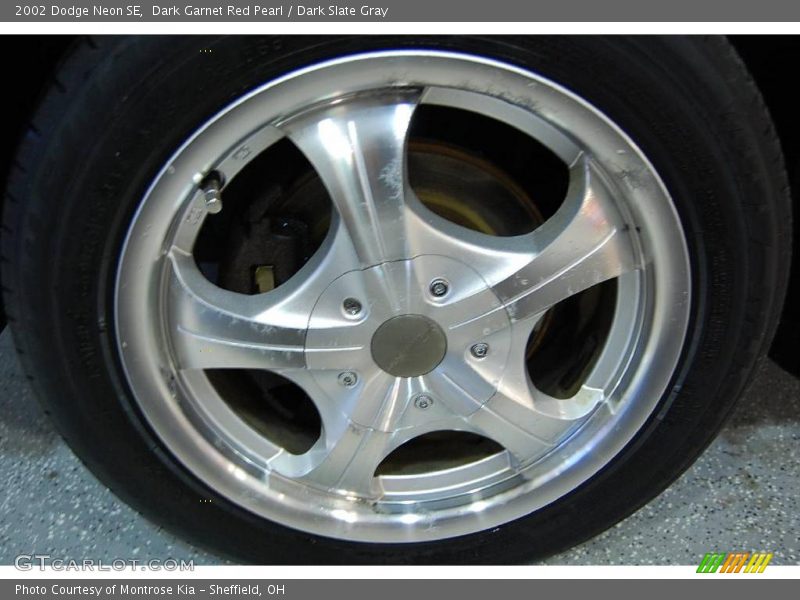 Dark Garnet Red Pearl / Dark Slate Gray 2002 Dodge Neon SE