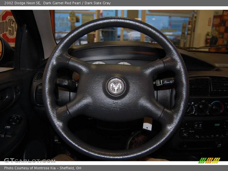 Dark Garnet Red Pearl / Dark Slate Gray 2002 Dodge Neon SE