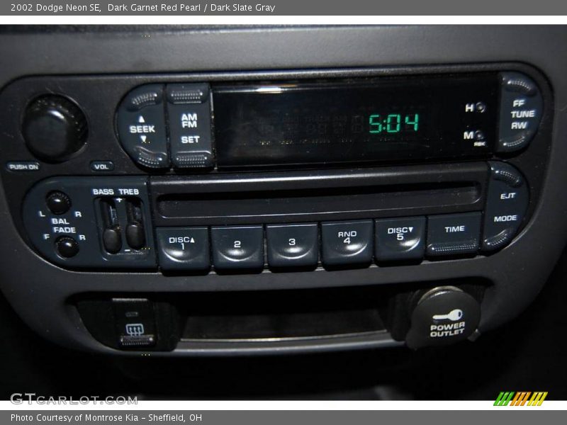 Dark Garnet Red Pearl / Dark Slate Gray 2002 Dodge Neon SE