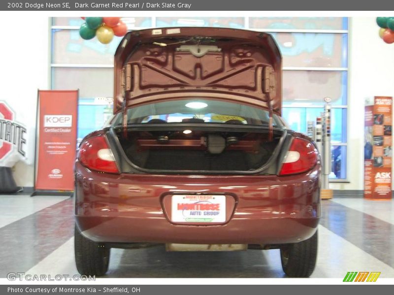 Dark Garnet Red Pearl / Dark Slate Gray 2002 Dodge Neon SE