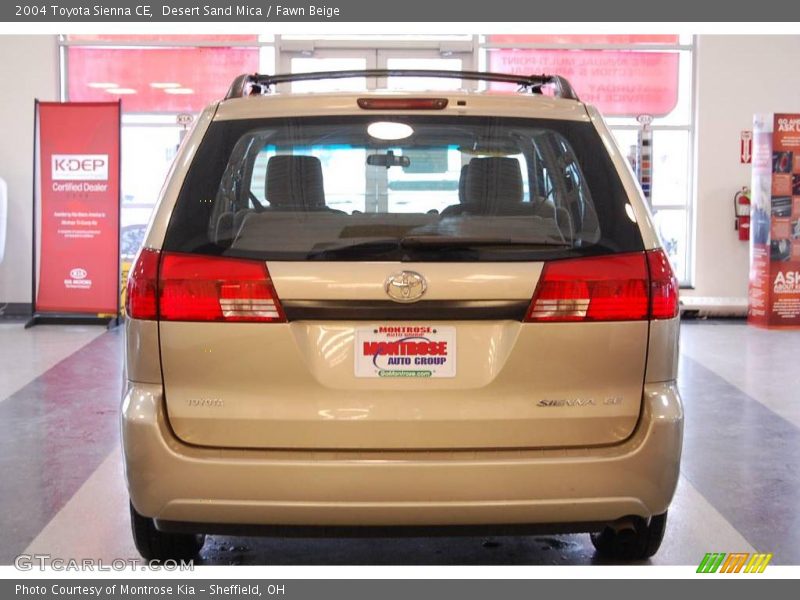 Desert Sand Mica / Fawn Beige 2004 Toyota Sienna CE