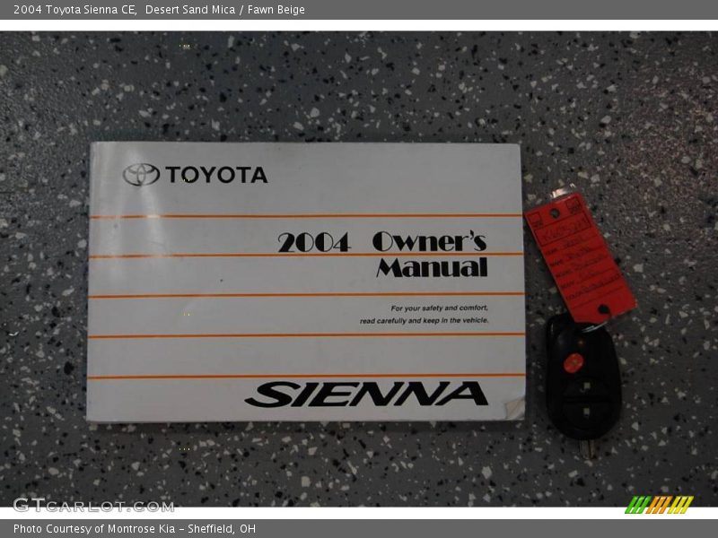 Desert Sand Mica / Fawn Beige 2004 Toyota Sienna CE