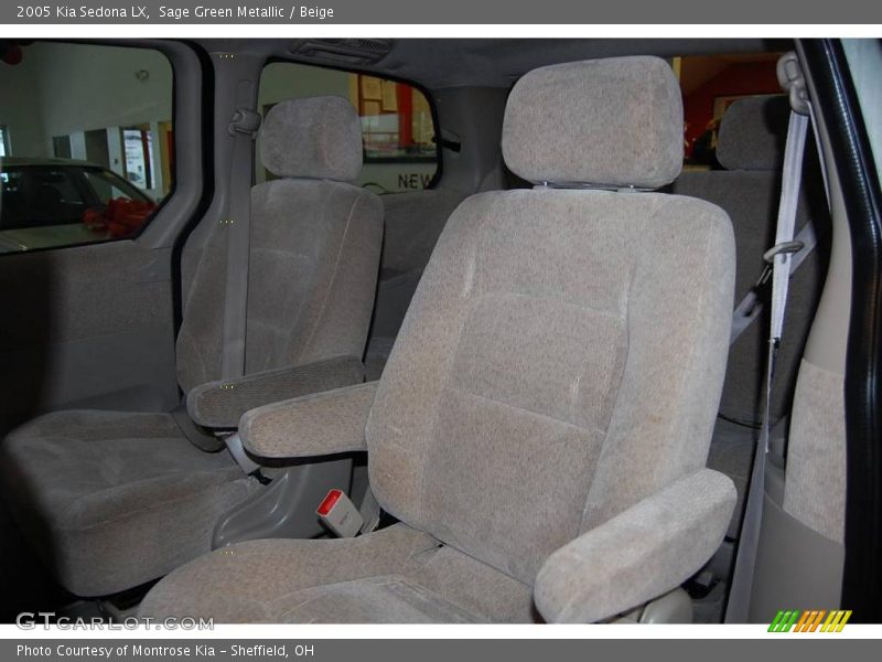 Sage Green Metallic / Beige 2005 Kia Sedona LX