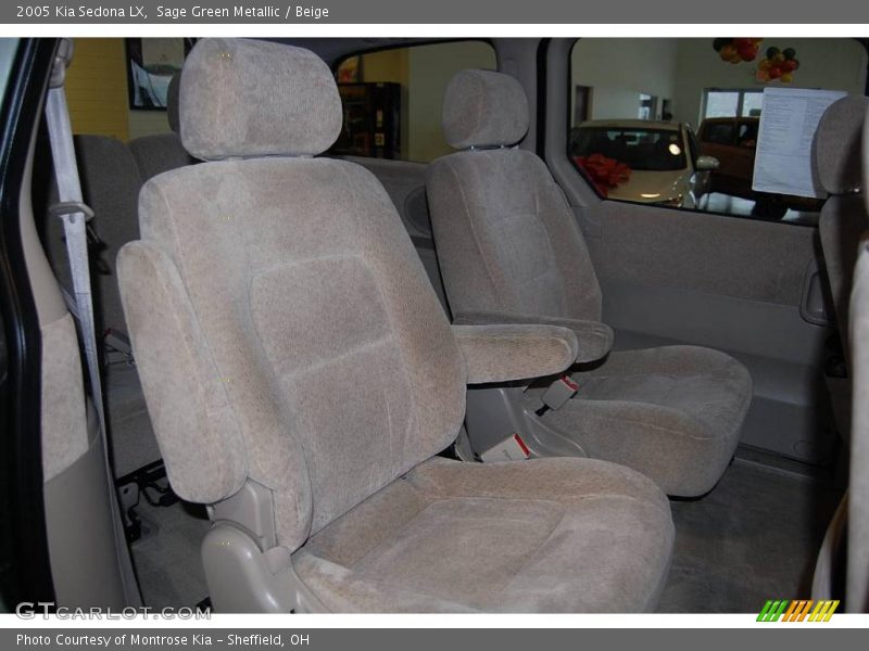Sage Green Metallic / Beige 2005 Kia Sedona LX