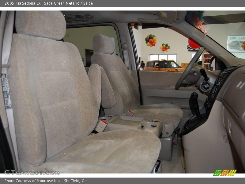 Sage Green Metallic / Beige 2005 Kia Sedona LX