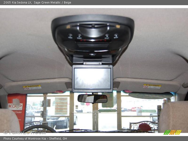 Sage Green Metallic / Beige 2005 Kia Sedona LX