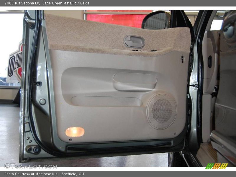 Sage Green Metallic / Beige 2005 Kia Sedona LX
