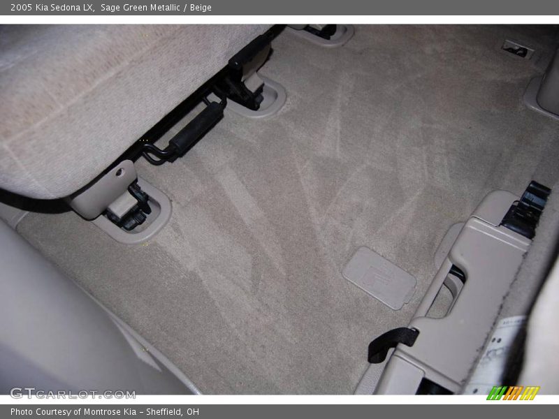 Sage Green Metallic / Beige 2005 Kia Sedona LX
