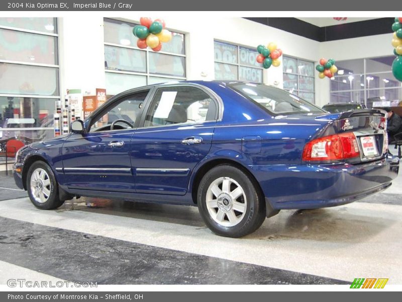 Imperial Blue / Gray 2004 Kia Optima EX