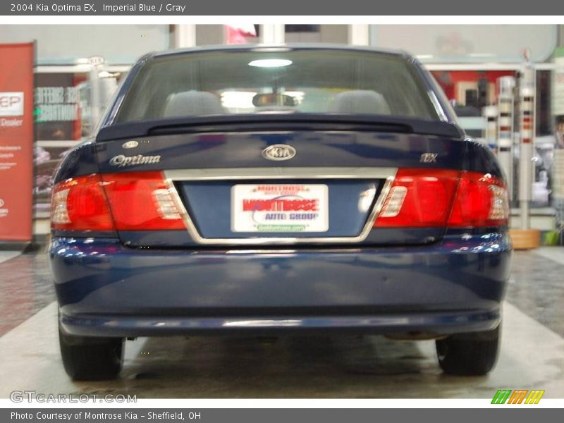 Imperial Blue / Gray 2004 Kia Optima EX