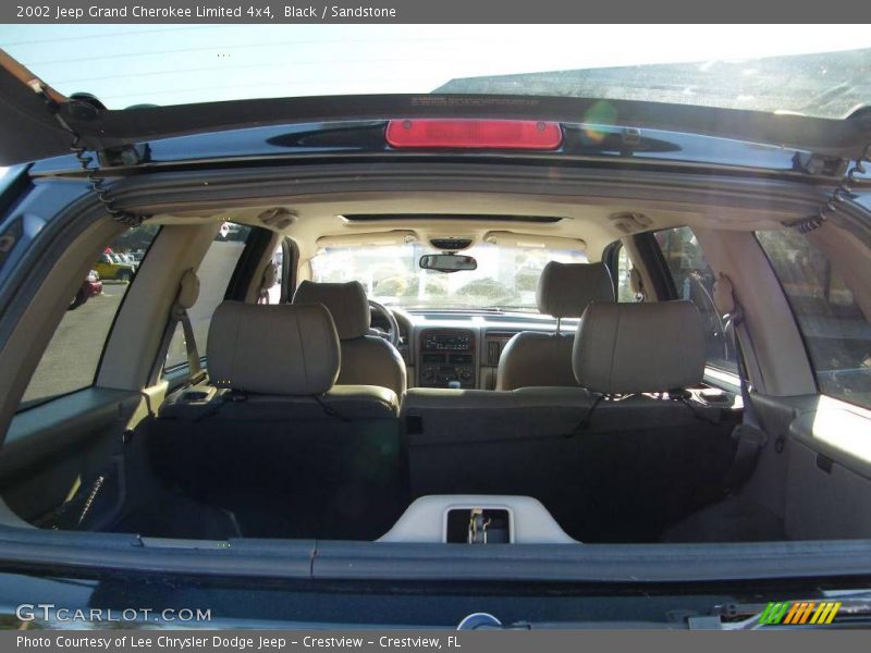 Black / Sandstone 2002 Jeep Grand Cherokee Limited 4x4