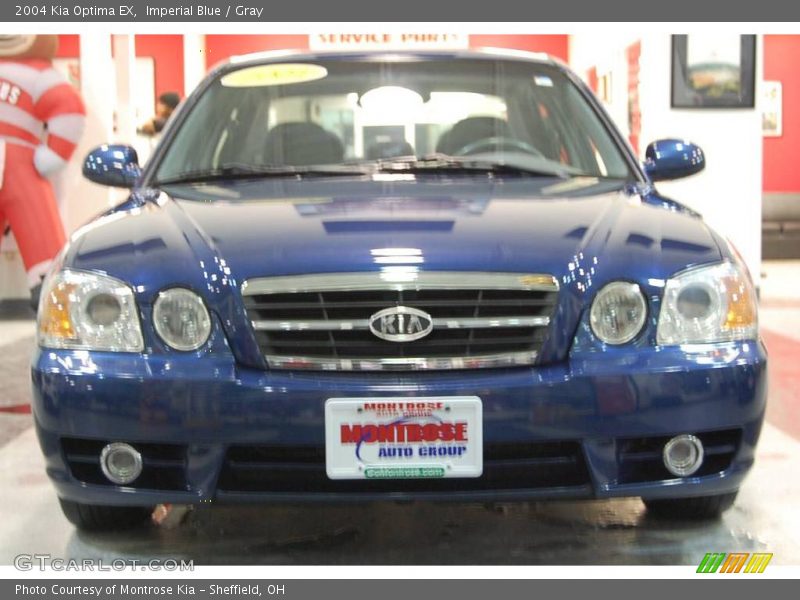 Imperial Blue / Gray 2004 Kia Optima EX