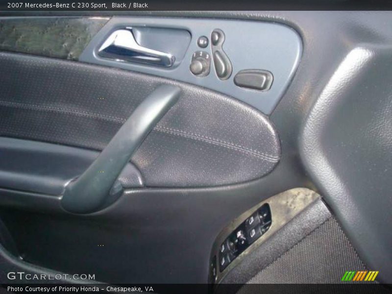Black / Black 2007 Mercedes-Benz C 230 Sport