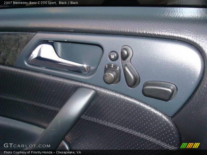Black / Black 2007 Mercedes-Benz C 230 Sport