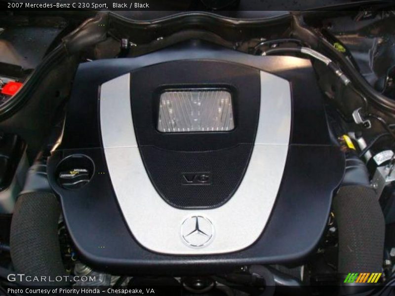 Black / Black 2007 Mercedes-Benz C 230 Sport