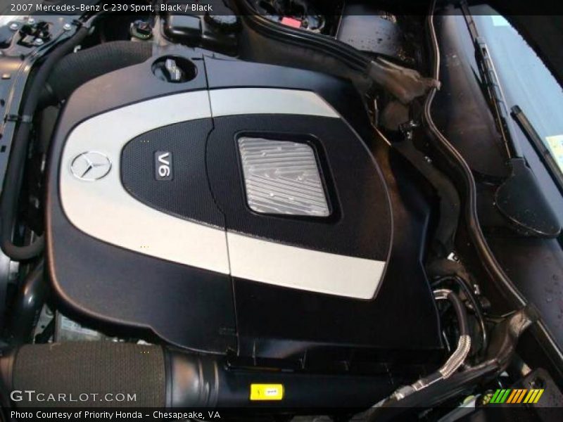 Black / Black 2007 Mercedes-Benz C 230 Sport