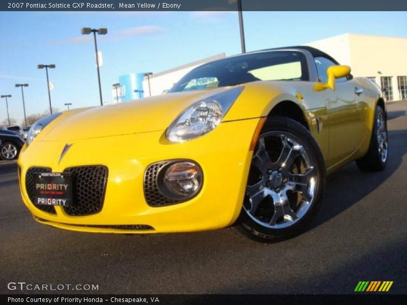 Mean Yellow / Ebony 2007 Pontiac Solstice GXP Roadster