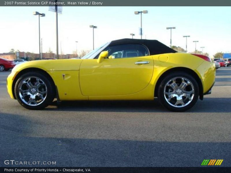 Mean Yellow / Ebony 2007 Pontiac Solstice GXP Roadster
