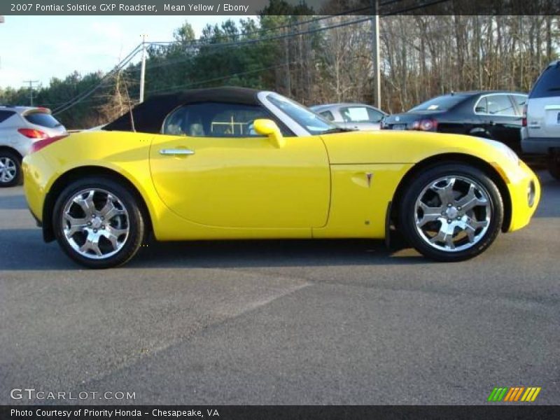 Mean Yellow / Ebony 2007 Pontiac Solstice GXP Roadster