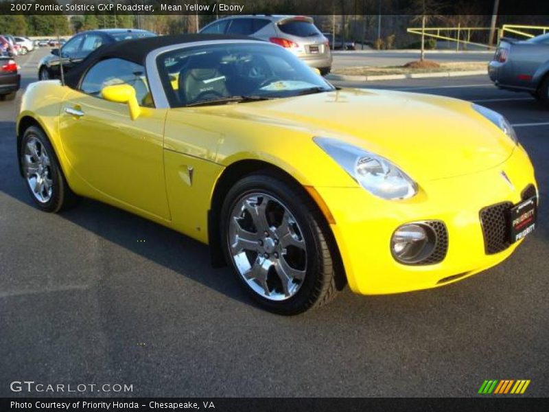 Mean Yellow / Ebony 2007 Pontiac Solstice GXP Roadster
