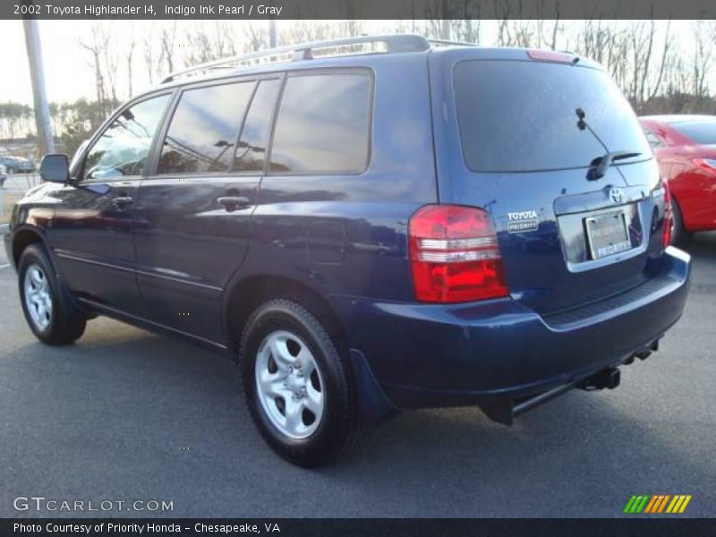 Indigo Ink Pearl / Gray 2002 Toyota Highlander I4