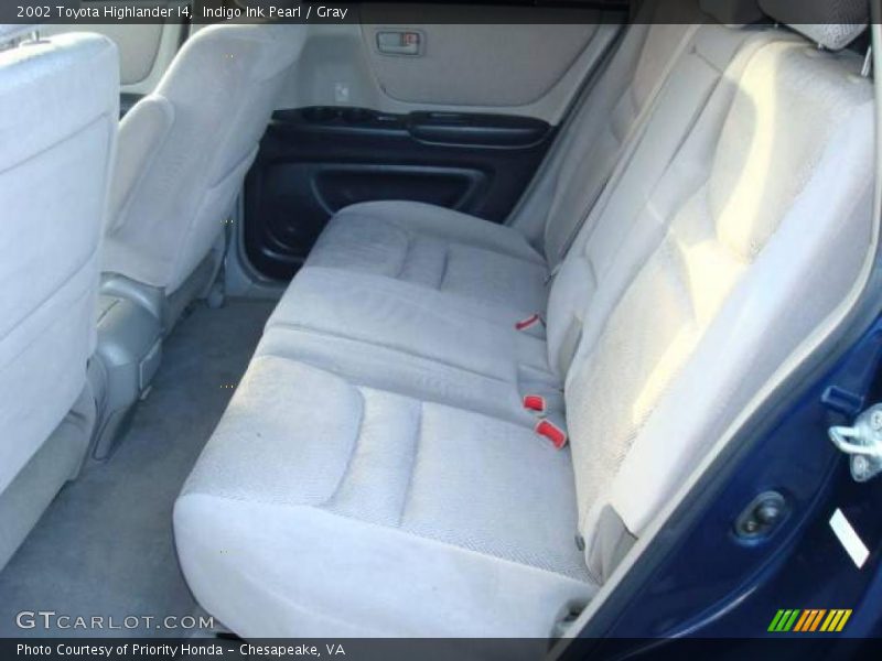 Indigo Ink Pearl / Gray 2002 Toyota Highlander I4