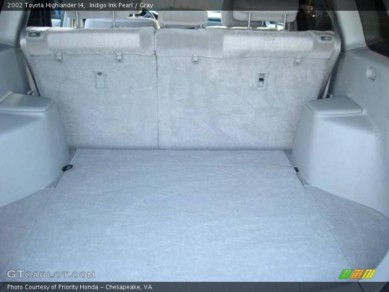 Indigo Ink Pearl / Gray 2002 Toyota Highlander I4