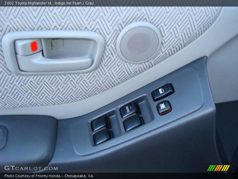 Indigo Ink Pearl / Gray 2002 Toyota Highlander I4
