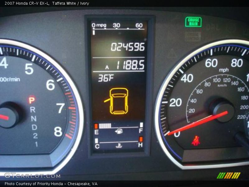 Taffeta White / Ivory 2007 Honda CR-V EX-L