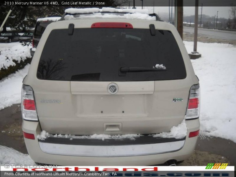 Gold Leaf Metallic / Stone 2010 Mercury Mariner V6 4WD