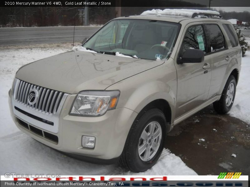 Gold Leaf Metallic / Stone 2010 Mercury Mariner V6 4WD